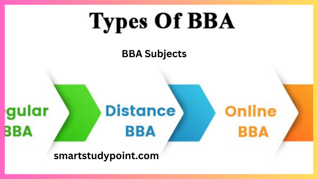 BBA Subjects